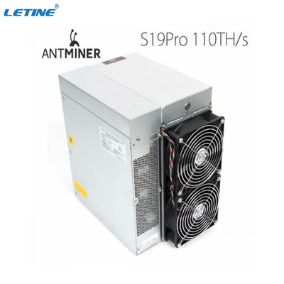 Машина минирования Antminer S19 Pro 110th s Btcoin горнорабочих Blockchain CE