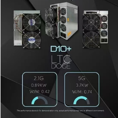 Горнорабочий Asic LTC дожа молотка D10+ 5000M 2100M 890W понижает расход энергии