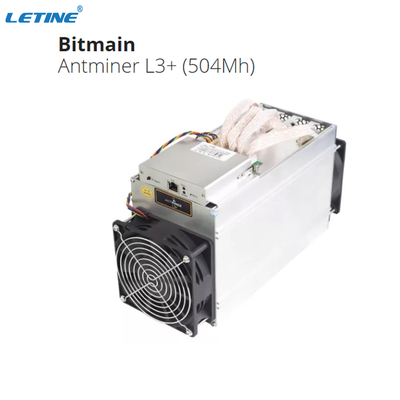 Используемая горнорабочий LTC Scrypt дожа Antminer L3+ L3++ 504Mh 600MH подержанная