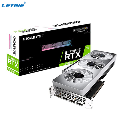 Серебряные карта rtx 3070 OC 8G зрения ti GeForce RTX 3070 ГИГАБАЙТА графической карты горнорабочего цвета графическая
