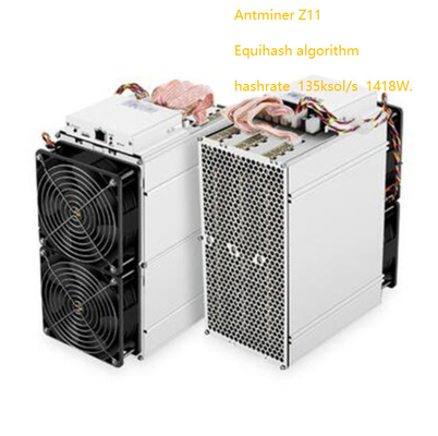 Алгоритм Bitmain Antminer Z11 135ksol Equihash монетки ZEC подержанной используемый горнорабочим