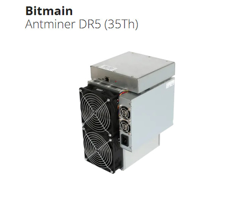 Горнорабочий Bitmain Antminer DR5 35Th 1610W монетки DCR алгоритма Blake256R14