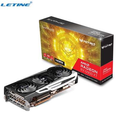 Сапфир видеокарты горнорабочего 16GB 256 сдержанный DDR6 Gpu нитро + Radeon RX 6900 XT AMD