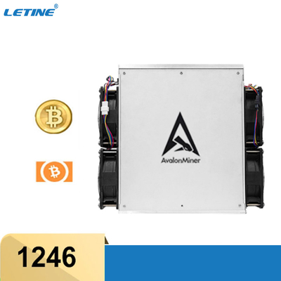 Горнорабочий Bitcoin высокой эффективности AvalonMiner 1246 83T 85T 87T 90T 93T 96T Avalon A1246 SHA-256 высокая Hashrate