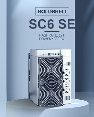 горнорабочий монетки SE 17TH/S Sia Letine Goldshell SC6 горнорабочего 3330W Goldshell Asic
