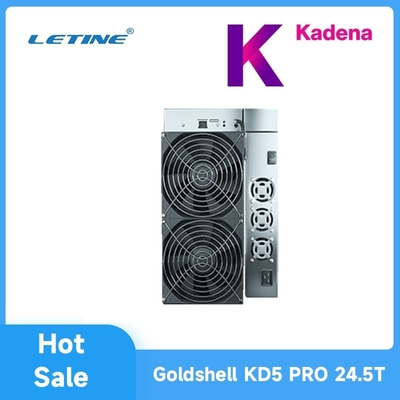 горнорабочий монетки Letine Goldshell KD5 Pro 24.5TH/S KDA горнорабочего 3000W Goldshell Asic