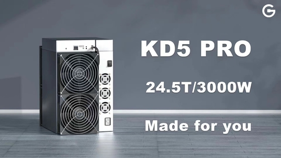 горнорабочий монетки Letine Goldshell KD5 Pro 24.5TH/S KDA горнорабочего 3000W Goldshell Asic