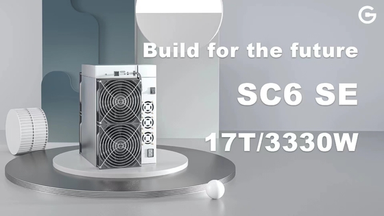 SC6 горнорабочий Goldshell KDA Asic машины минирования SE 17T 3330W Cryptocurrency
