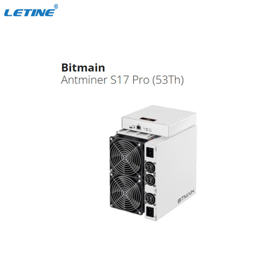 Горнорабочий Antminer S17 Pro 53t Bitmain Antminer S17 Pro 56t Antminer S17 Pro 56t Antminer S17 56t Blockchain