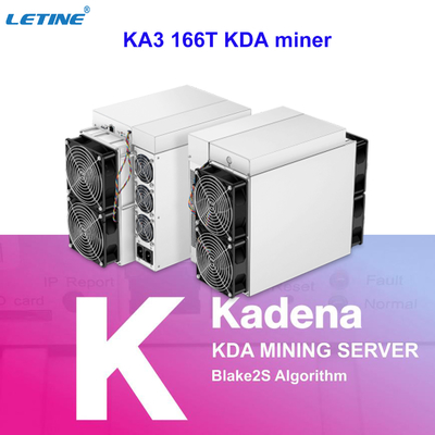 выгода 100USD самой сильной горнорабочего воздушного охлаждения antminer ka3 KDA Blake2S 166Th больше