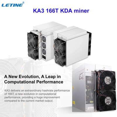 выгода 100USD самой сильной горнорабочего воздушного охлаждения antminer ka3 KDA Blake2S 166Th больше