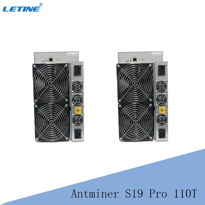 Машина минирования Antminer S19 Pro 110th s Btcoin горнорабочих Blockchain CE
