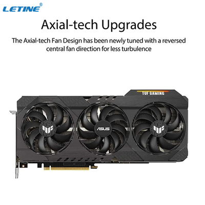 Видеокарта игры видеокарты 24GB RGB Nvidia Geforce RTX 3090