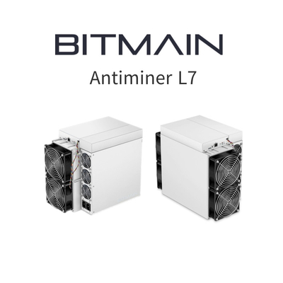 Машина Bitmain Antminer L7 9050M горнорабочего LTC Asic ДОЖА 9300M 9500M