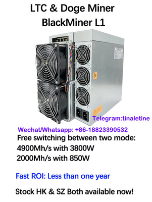 Горнорабочий 4900Mh 3800W дожа LTC Litecoin машины минирования Blackminer L1 Scrypt