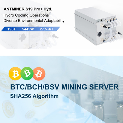Antminer S19 XP Hydro 255T Asic Bitcoin Miner S19 Pro+ Hyd 198Th с контейнером ANTSPACE HK3
