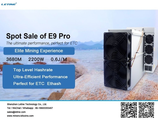 горнорабочий Hashrate 2200W ETC Pro Ram 7GB 3780M 3680M 3580M Antminer E9 высокая