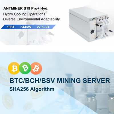 Машина минирования Antminer Bitmain Antminer S19 Pro гидро 184T 198T