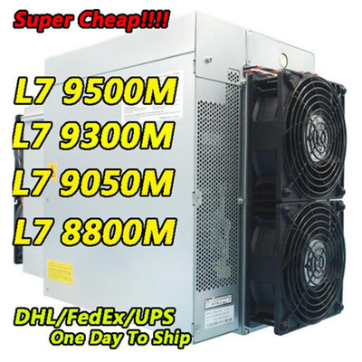 Горнорабочий горнорабочего L7 воздушного охлаждения Scrypt алгоритма Litecoin Dogecoin Antminer L7 9500M 9300M 9160M 9050M 8800M 8550M Scrypt