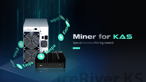 монетка черточки минируя горнорабочего реки KS0 100G 65Watt Kaspa Asic льда горнорабочего KASPA KAS