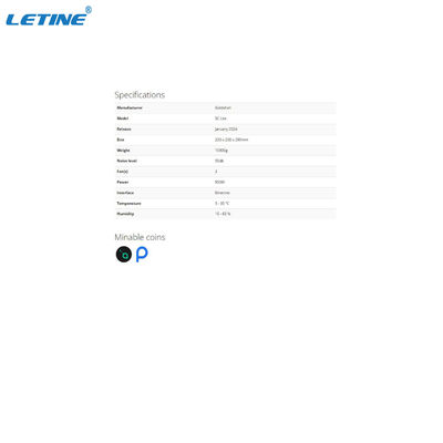 SC Lite Goldshell Asic Miner Блейк2Б-Sia Алгоритм 4.4Th/S SiaCoin ScPrime