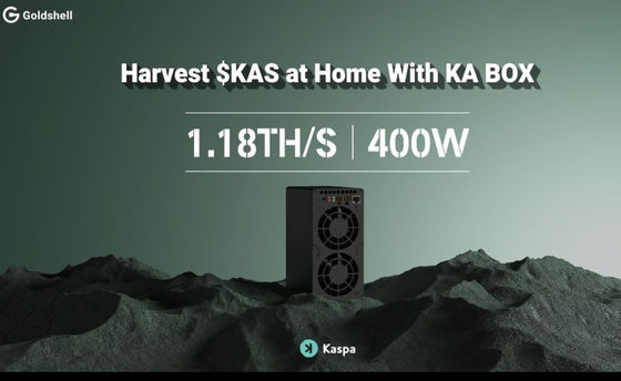 Новый Kaspa Miner KA Box Glodshell KA BOX 1.18T 400 Вт для Kas miner