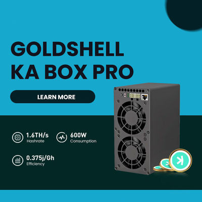 Home Mute Kaspa Miner Goldhsell KA Box Pro 1.6Th/s 600W KHeavyHash Алгоритм