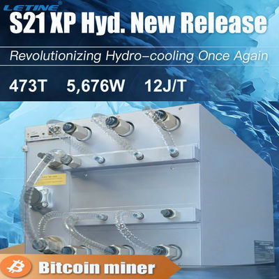 Bitmain Antminer S21XP Hydro Гидроохлаждение Модель 473T Эффективность 12 J/TH S21 XP 270T Биткойн Майнер 300T Погруженный кулин