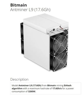 Bitmain Asic Antminer L9 16G Letcoin Doge Dual Mining 3360W L7 9050M Майнинг-машина