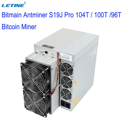 Горнорабочий Antminer S19J Pro 104T 100T 96T S19 95T 90T Asic Blockchain BTC Bitcoin Bitmain запаса