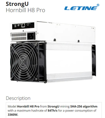 Птица-носорог H8 Pro SHA-256 3360W 76db BTC 84Th Strongu