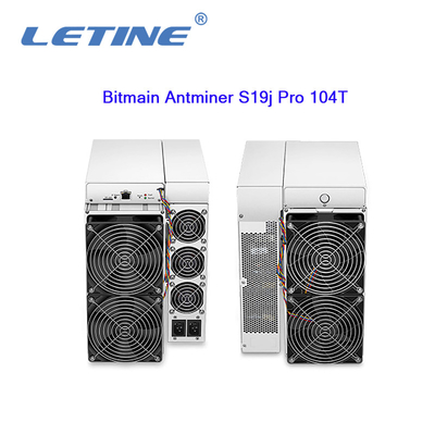 Горнорабочий Bitmain Asic Antminer S19J PRO 104T Sha-256 BTB Aisc Miner3068W Hashrate 104T