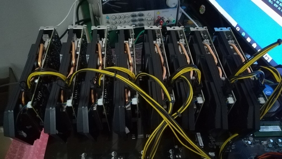 Снаряжение минирования M08S 8GPU минируя коробку 8gpu монетки dogecoin XCH LTC ETH минируя