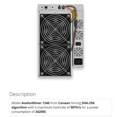 Интерфейс локальных сетей BTC 87T 90T 93T Avalon A1246 85t SHA256 3420W