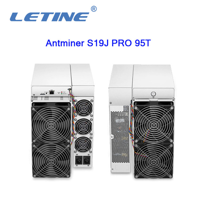 Горнорабочий 3355W цепи блока алгоритма горнорабочего S19j Pro+ 122T SHA 256 Bitcoin горнорабочего Bitmain BTC