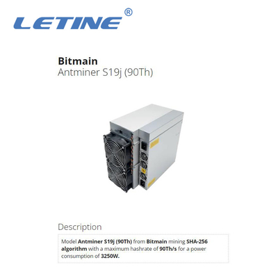 Bitmain Asic Antminer S19J 90T 3100W для горнорабочего муравья 110T горнорабочего S19J PRO 104T S19 Bitcoin BTC PRO