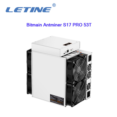 Antminer S17 Pro (53Th) Bitmain минируя горнорабочего Hashrate алгоритма SHA-256 64Th/s 2094W