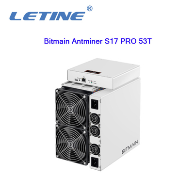 Antminer S17 Pro (53Th) Bitmain минируя горнорабочего Hashrate алгоритма SHA-256 64Th/s 2094W