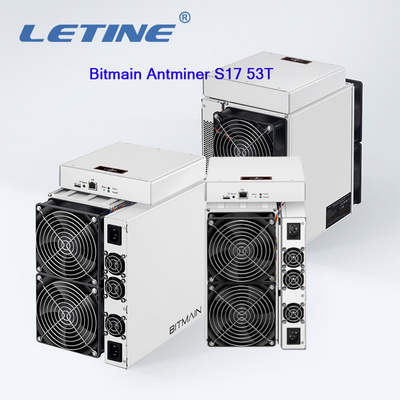 Используемая горнорабочий машины минирования S17 Bitmain Antminer S17 53T 2385W BTC 50T S17+ 73T 76T Asic