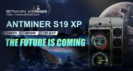 интерфейс 400mm локальных сетей 3010W Bitmain Antminer S19 XP 140Th