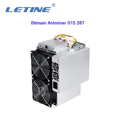 Antminer S15 (28Th) от Bitmain минируя 2 алгоритмы 28Th/s для расхода энергии 1596W.