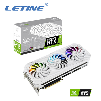 Высокая видеокарта Hashrate ROG-STRIX-RTX3090-O24G-WHITE с 24GB GDDR6X 1890 MHz overclock поддержки