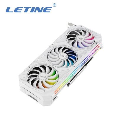Высокая видеокарта Hashrate ROG-STRIX-RTX3090-O24G-WHITE с 24GB GDDR6X 1890 MHz overclock поддержки