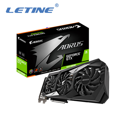 1660s 6GB GDDR6 GeForce GTX графической карты 1660 горнорабочего гигабайта AORUS супер