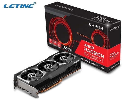 Видеокарта 6700XT 6900XT графической карты RX 6800 XT 16G RX6800 XT Amd горнорабочего САПФИРА AMD RADEON