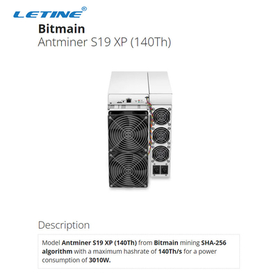S19 XP 140TH 3100W Bitmain Asic Antminer высокое Hashrate 75db
