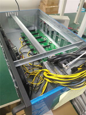 минирование снаряжения 3000W Psu 6 GPU 70mm Pcie дистанцирует DDR3 Ram 4GB