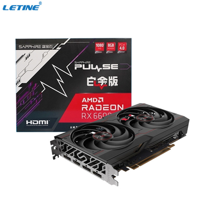 Не видеокарта Radeon RX 6600 8G GDDR6 256bit сапфира видеокарты горнорабочего LHR GPU