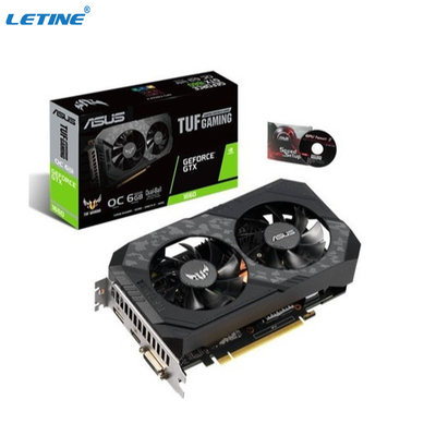 Видеокарта 1660 GB TUF OC ti 6 графической карты ASUS GeForce GTX горнорабочего GDDR6