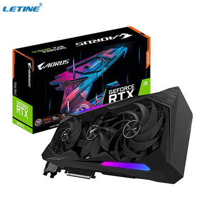 Видеокарта МАКС мастера 8G ti ГИГАБАЙТА AORUS GeForce RTX 3070 покрыла охлаждая видеокарту 4gb